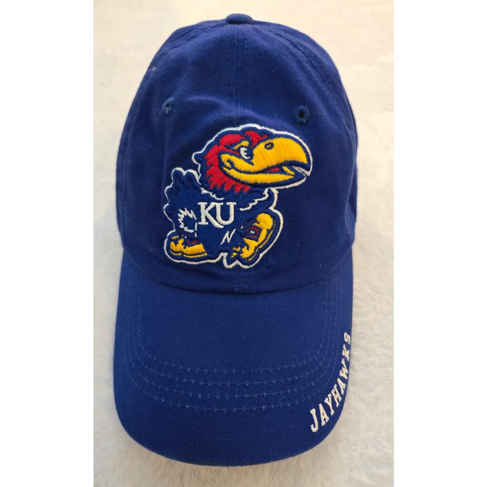Kansas University Jayhawks NCAA Adjustable Baseball Cap Blue KU Hat